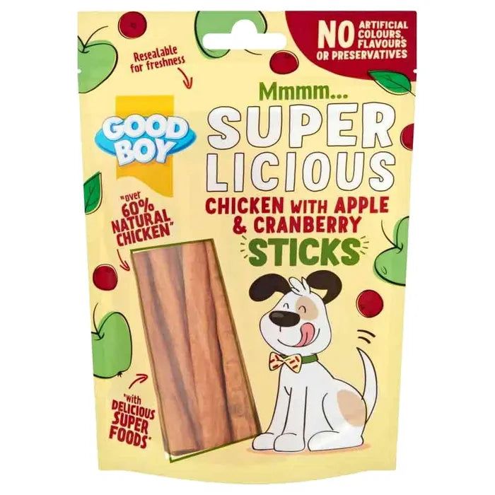 Good boy Superlicious chicken and apple