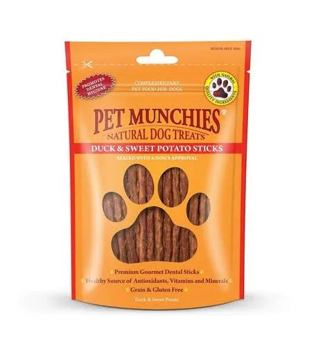 Pet Munchies Duck & Sweet Potato sticks