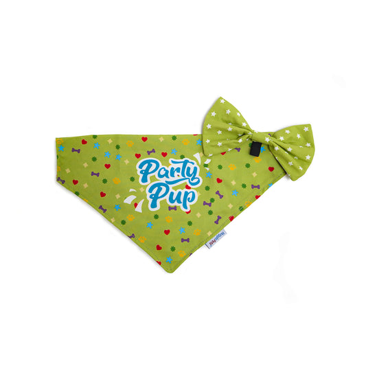 Bandana and bow tie set